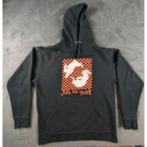 Harry Styles Official Love On Tour Merch Men's Black Bunnies Hoodie Size L